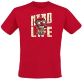 Funko loose tee: marvel - deadpool nerd life - xl