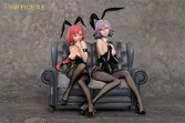 Original character statuette pvc 1/7 ssr yi ren guan - house of unhumans chu e: bunny ver. 19 cm