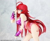 High school dxd statuette 1/7 rias gremory pole dance ver. purple color 20 cm