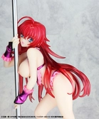 High school dxd statuette 1/7 rias gremory pole dance ver. purple color 20 cm
