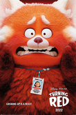 Alerte rouge - panda roux mei - poster 61x91cm