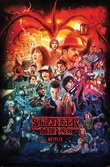 Stranger things - montage saisons - poster 61x91cm