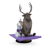 La reine des neiges pack 6 statuettes mini diorama stage olaf presents 12 cm