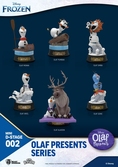 La reine des neiges pack 6 statuettes mini diorama stage olaf presents 12 cm