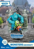 Monstres academy d-stage pvc diorama mike & sulley 14 cm