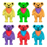 Grateful dead reaction présentoir figurines dancing bears glow in the dark (6)