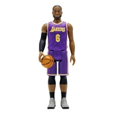 Nba wave 3 figurine reaction lebron james (lakers) [purple statement] 10 cm