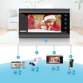 Visiophone 7" 1080P : IP, wi-fi, Filaire Connecté - TMEZON