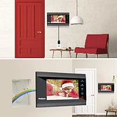 Visiophone 7" 1080P : IP, wi-fi, Filaire Connecté - TMEZON