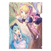 Vocaloid set 3 pochettes transparentes characters