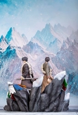 Time raiders statuettes pvc 1/7 wu xie & zhang qiling: floating life in tibet ver. special set 28 cm