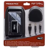 Pack psp slim - etui de rangement + écran de protection + 3 boîtes de rangement umd + câble usb - Jeux vidéo