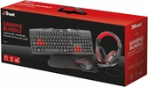 Kit de jeu 4 en 1 : casque-micro, clavier, souris et tapis de souris