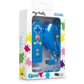 Bigben interactive - Manette nunchuck + telecommande sans fil bleue