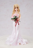 Fate/kaleid liner prisma illya statuette pvc illyasviel von einzbern: wedding dress ver. 21 cm