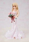 Fate/kaleid liner prisma illya statuette pvc illyasviel von einzbern: wedding dress ver. 21 cm