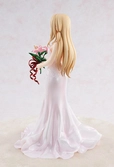 Fate/kaleid liner prisma illya statuette pvc illyasviel von einzbern: wedding dress ver. 21 cm