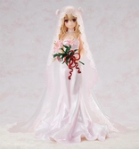 Fate/kaleid liner prisma illya statuette pvc illyasviel von einzbern: wedding dress ver. 21 cm
