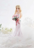 Fate/kaleid liner prisma illya statuette pvc illyasviel von einzbern: wedding dress ver. 21 cm