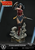 Dc comics statuette 1/3 wonder woman rebirth silver armor version 75 cm