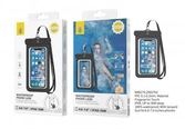 Pochette imperméable pour téléphone de 4 à 7 pouces noire