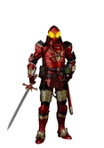 Marvel figurine dynamic action heroes 1/9 medieval knight iron man 20 cm