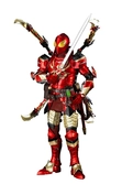 Marvel figurine dynamic action heroes 1/9 medieval knight iron man 20 cm