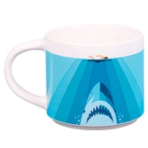 Les dents de la mer set mug, sous-verre et porte-clés be aware