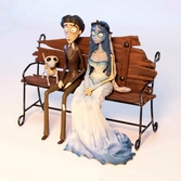 Les noces funebres - set de figurines - 12 x 15 x 4cm