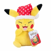 Pokemon - peluche 20cm - pikachu noel