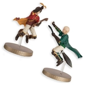  harry potter - coffret de figurines harry et drago duo de quidditch