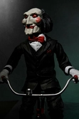 Saw figurine sonore billy with tricycle 30 cm