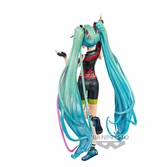 Hatsune miku - racing miku 2019" - figurine banpresto chronicle 19cm"