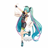 Hatsune miku - racing miku 2019" - figurine banpresto chronicle 19cm"