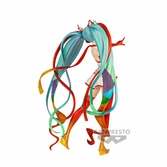 Hatsune miku - racing miku 2016" - figurine banpresto chronicle 19cm"