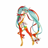 Hatsune miku - racing miku 2016" - figurine banpresto chronicle 19cm"