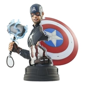 Avengers: endgame buste 1/6 captain america 15 cm
