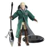 Harry potter figurine flexible bendyfigs draco malfoy quidditch 19 cm