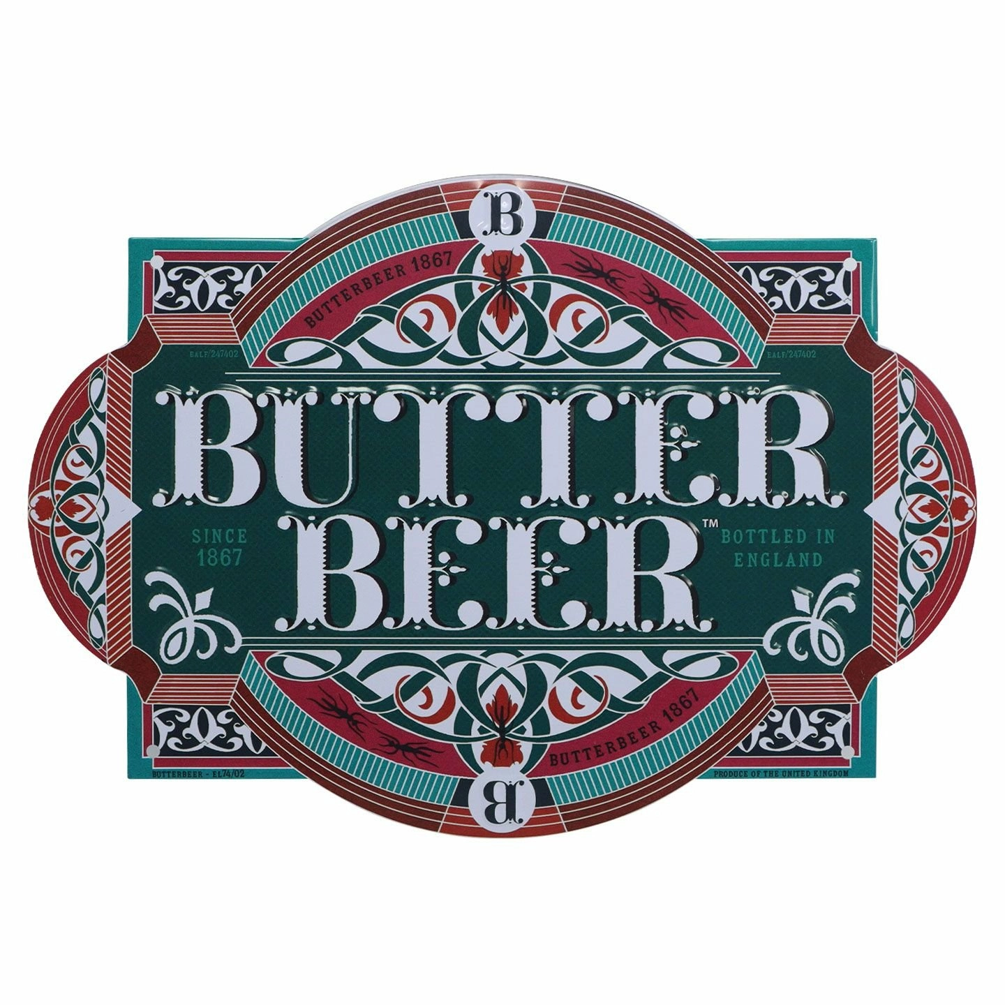 Harry potter butter beer metal sign
