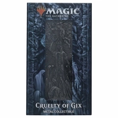 Magic the gatherin - cruelty of gix - lingot xl métal edition limitée