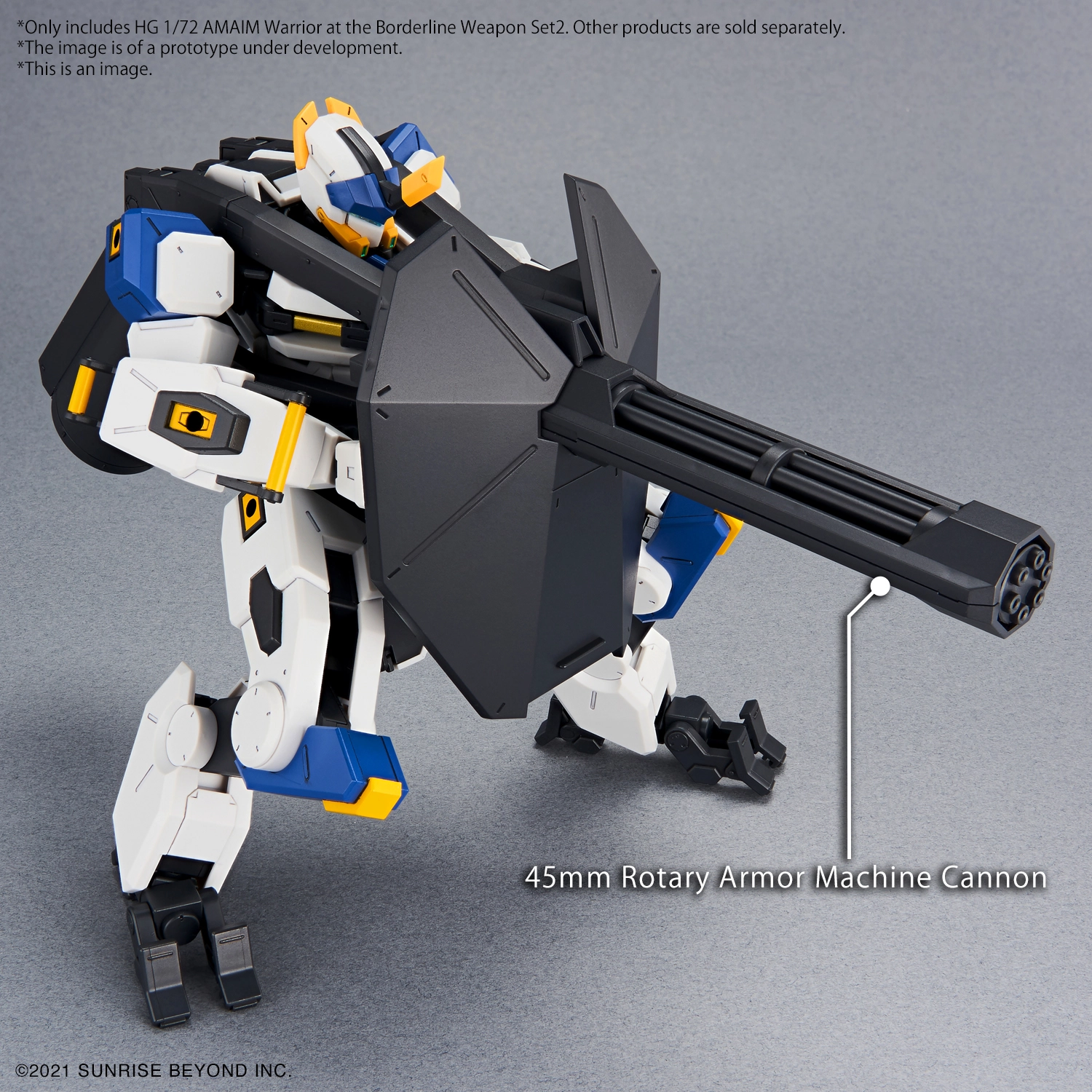 Amaim hg 1/72 amaim warrior at the borderline weapon set 2 model kit