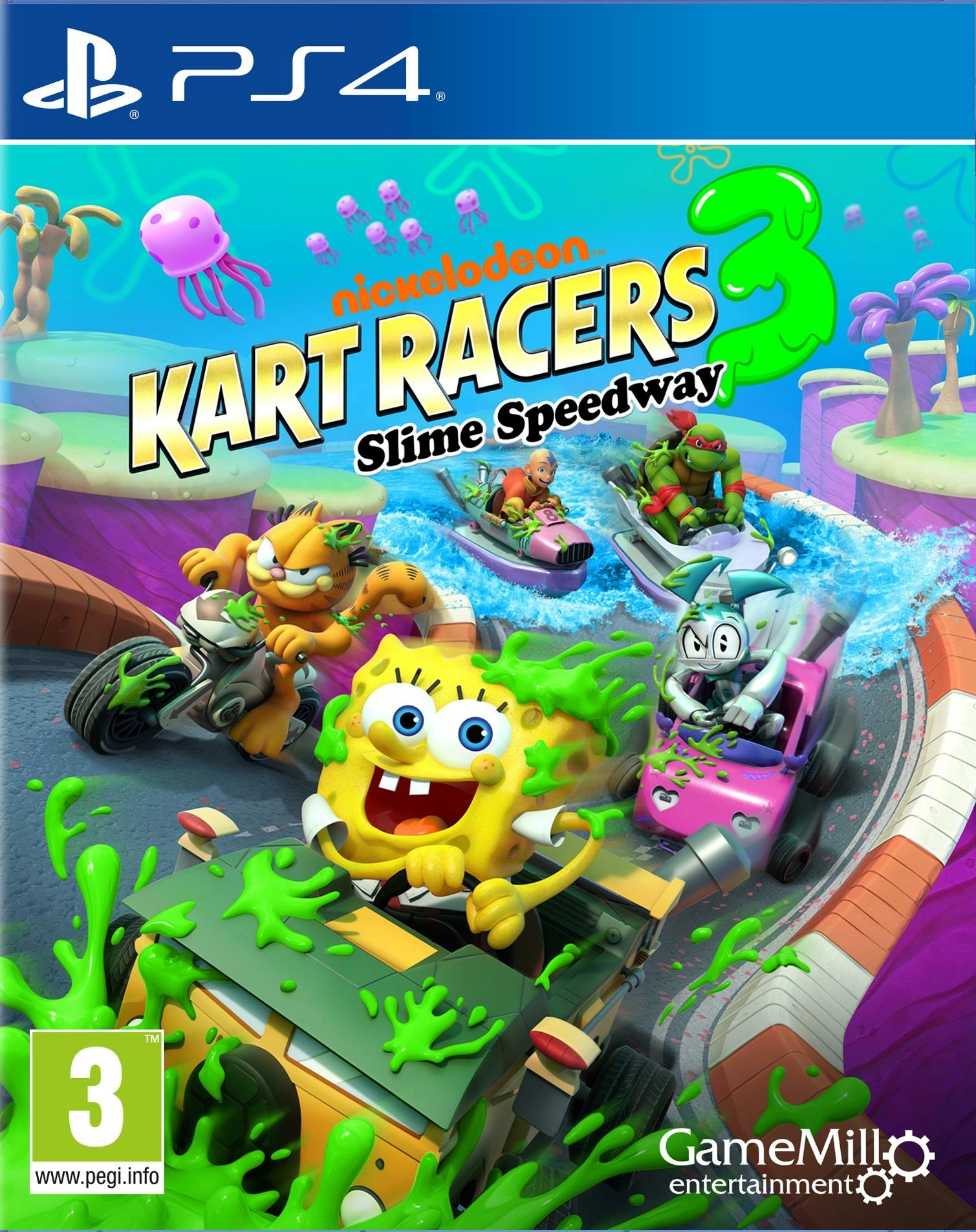 Nickelodeon kart racers 3 slime speedway PS4 Référence Gaming