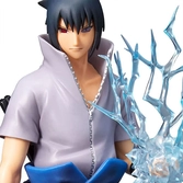 Naruto shippuden - uchiha sasuke - figurine grandista nero 28cm