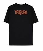 Marvel - black panther - wakanda forever - t-shirt unisexe (xs)