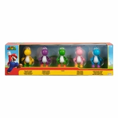 Pack 5 figurines yoshi 6cm