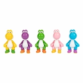 Pack 5 figurines yoshi 6cm