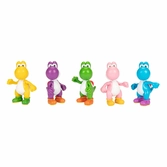 Pack 5 figurines yoshi 6cm