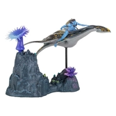 Avatar : la voie de l'eau figurines deluxe medium neteyam & ilu