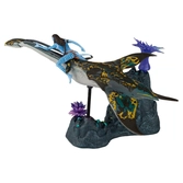 Avatar : la voie de l'eau figurines deluxe medium neteyam & ilu
