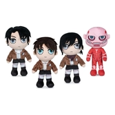 Attack on titan assortiment peluche characters 20 cm (4)